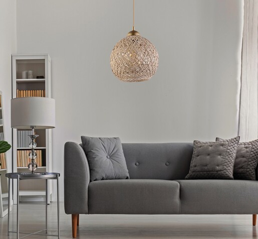 Visilica JUTA, E27, smeđa