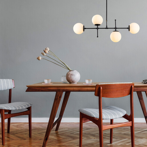 Visilica MUDONI MR, 4 x E27, crna