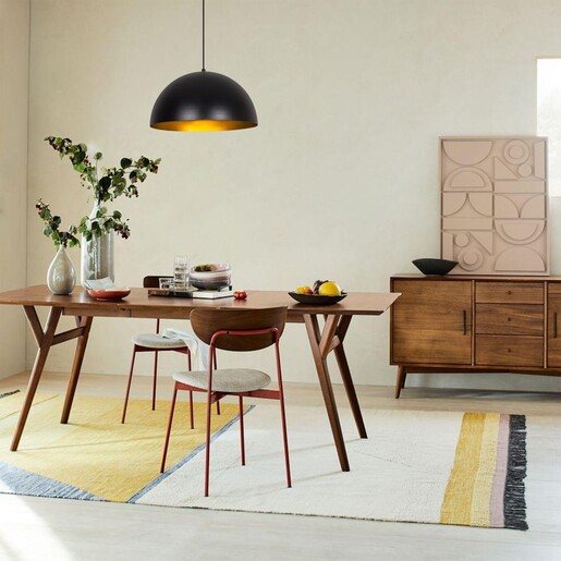 Visilica SILVANO, E27, zlatno/crna