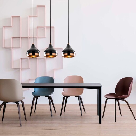 Visilica CHOOP 2, 3 x E27, crno/bakreno, metal