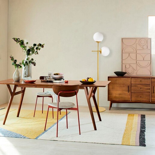 Podna svjetiljka MUDONI MR, 2 x E27,zlatna