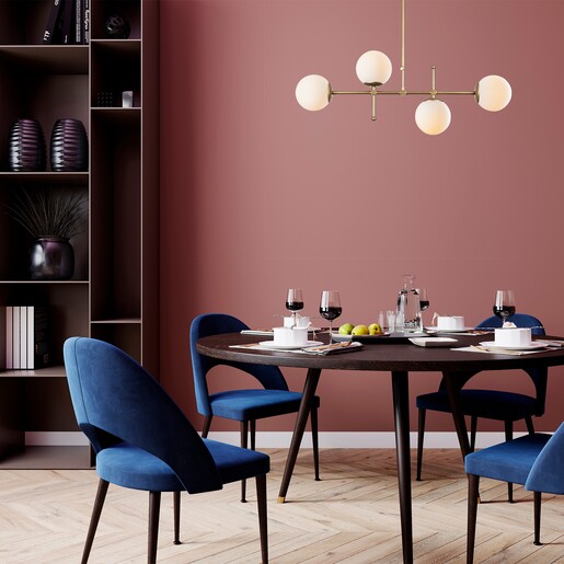 Visilica MUDONI MR, 4 x E27, zlatna