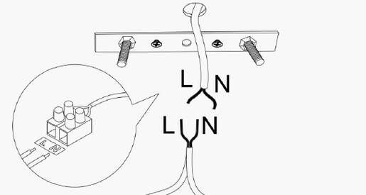 Visilica LISA TRIS, 3 x E27, crna