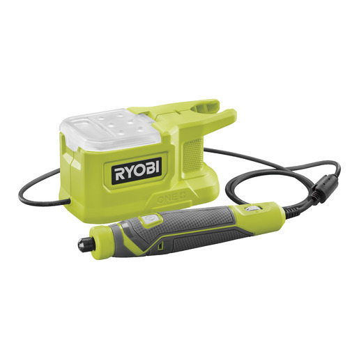 RYOBI akumulatorska roto glodalica sa stalkom RRT18-0 - 18V ONE+, 15 kom. pribora, brzina 4400-24000/min - SAMO ALAT