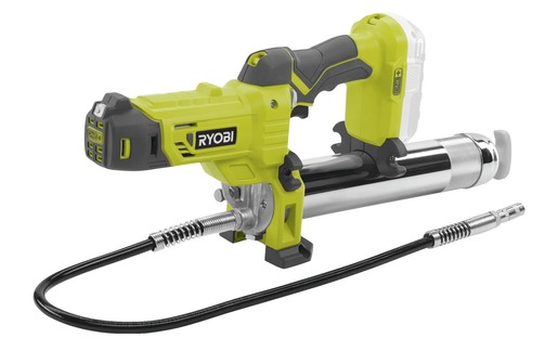 RYOBI akumulatorska mazalica R18GG-0 - 18V ONE+,  10000PSI / 690Bar pritiska, 75cm crijevo i spremnik od 400g - SAMO ALAT
