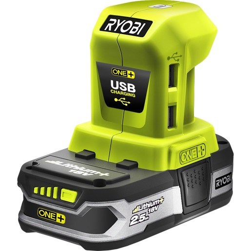 RYOBI aku adapter/punjač R18USB-0 - 18V ONE+,  2 USB porta - SAMO ALAT