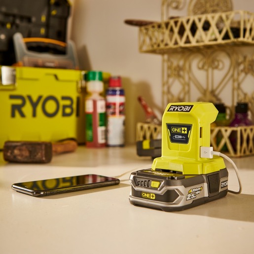 RYOBI aku adapter/punjač R18USB-0 - 18V ONE+,  2 USB porta - SAMO ALAT