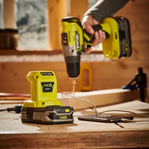 RYOBI aku adapter/punjač R18USB-0 - 18V ONE+,  2 USB porta - SAMO ALAT