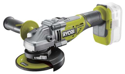 RYOBI akumulatorska kutna brusilica R18AG7-0 - 18V ONE+, 125mm, BL motor, bočna ručka - SAMO ALAT