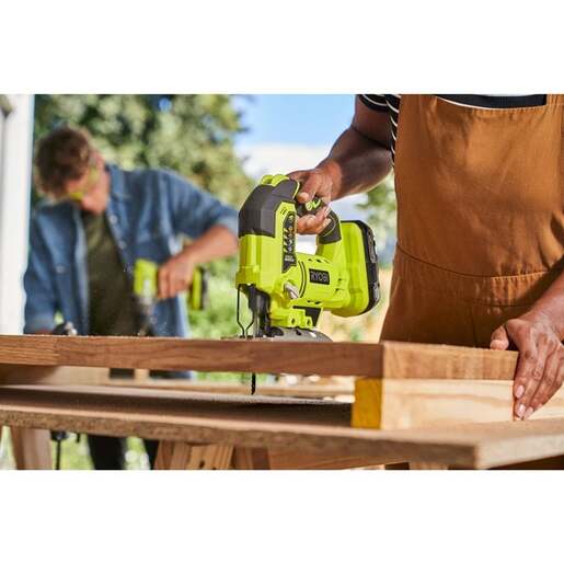 RYOBI akumulatorska ubodna pila R18JS-0  - 18V ONE+,  broj uboda 1100-3000/min, drvo do 100mm, željezo do 6mm, aluminij do 10mm, 1 list pile - SAMO ALAT