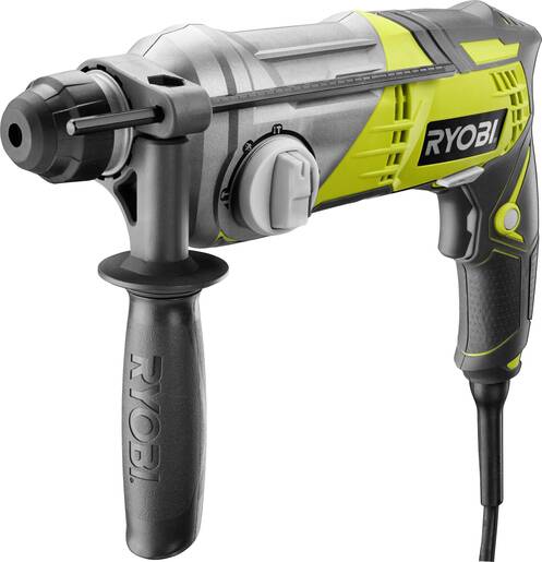 RYOBI bušači čekić RSDS680-K - 680W, prihvat sds-plus, bušenje u zidu do 22mm, snaga udarca 2,1J, masa 2,72kg, kofer