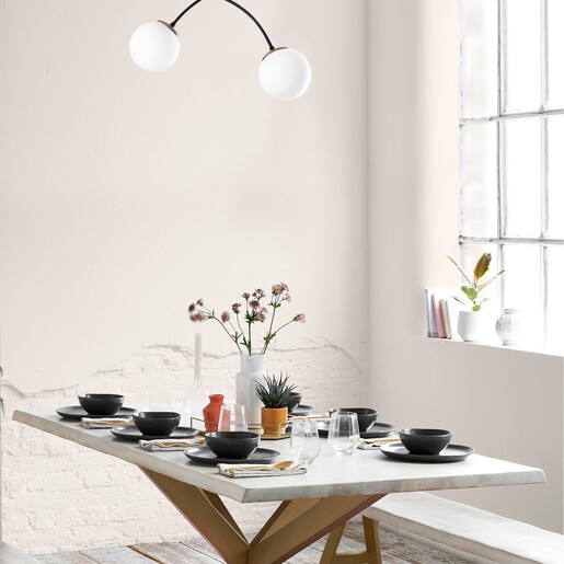 Visilica KROMOZOM, 2 x E27, crno/bijela