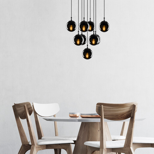 Visilica EFE 2161, 9 x E27, crna