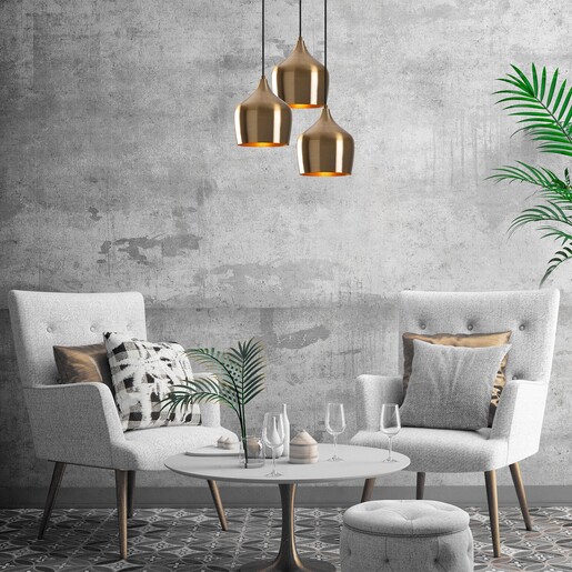 Visilica DOD 6277, 3 x E27, vintage