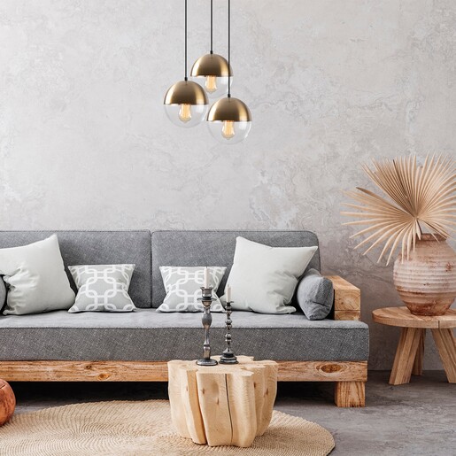 Visilica BASTOS 6156, 3 x E27,  vintage