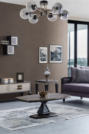 Visilica DOLUNAY 6, 6 x E27,  crna