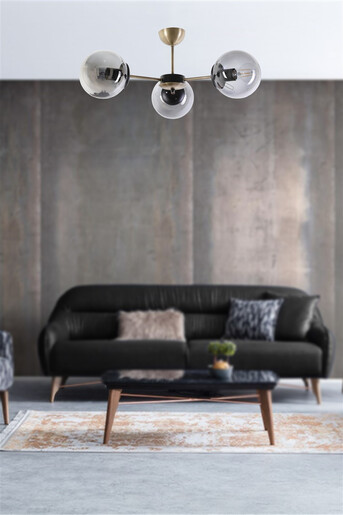 Visilica FUME, 3 x E27, bakrena