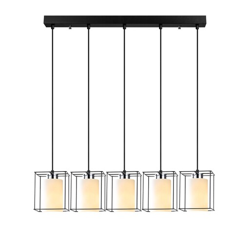 Visilica SWANK 702, 5 x E27, crna