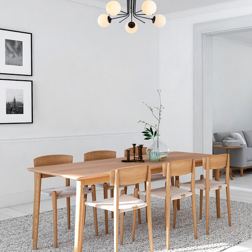 Visilica DAISY 1467, 4 x E27, crna