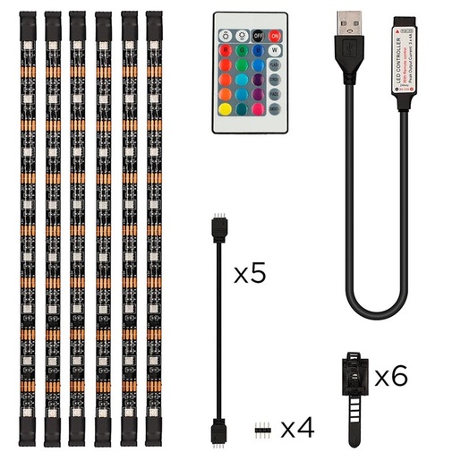 KSIX, ColorLed TV traka, 16 RGB boja i 4 dinamička načina boja, daljinski