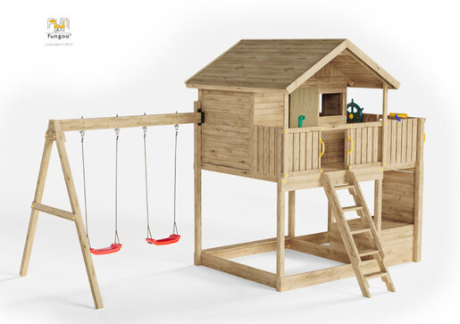 Fungoo drveno dječje igralište, set Sunshine