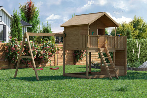 Fungoo drveno dječje igralište, set Sunshine