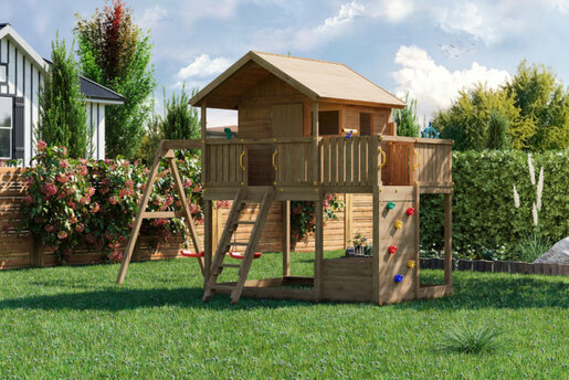 Fungoo drveno dječje igralište, set Sunshine