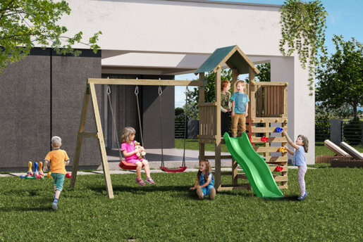 Fungoo drveno dječje igralište, set Chester