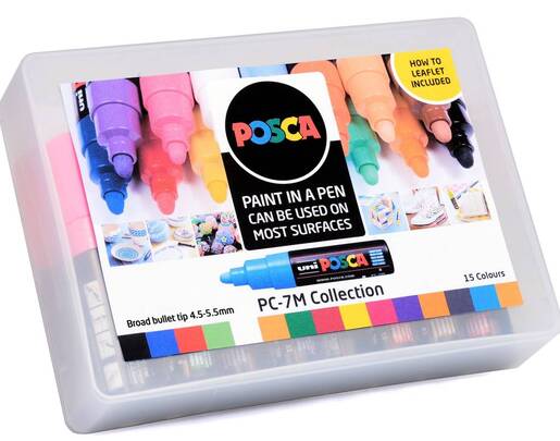 Uni pak marker Posca pc-7m 15/1