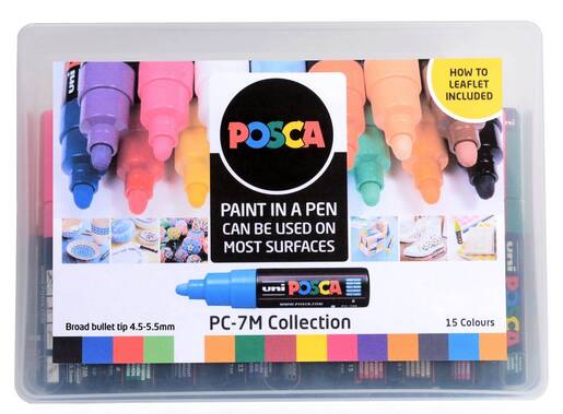 Uni pak marker Posca pc-7m 15/1