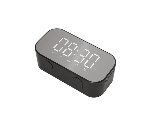 AKAI radio budilica, FM radio, BT, HandsFree, microSD, crna ABTS-C5