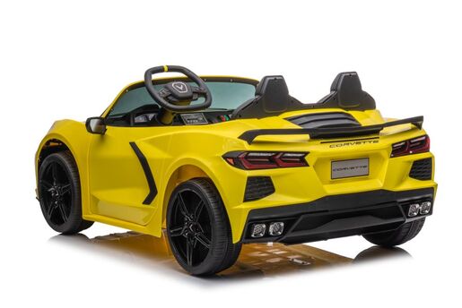 Licencirani auto na akumulator Corvette Stingray, žuti