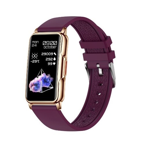 Moye Kronos Fit Buddy pametna narukvica, ljubičasta