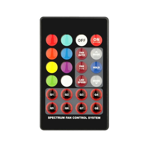 Ventilator za kućište Redragon GC-F007 RGB, crni 3 komada