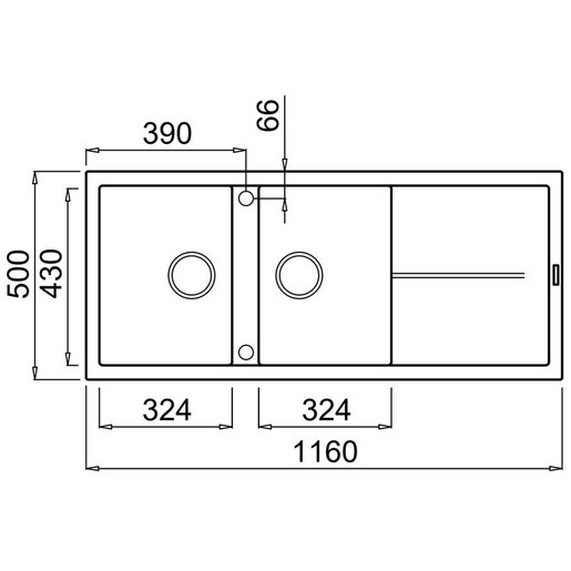 SHR Unico 500 sudoper + C02 Nero slavina, set