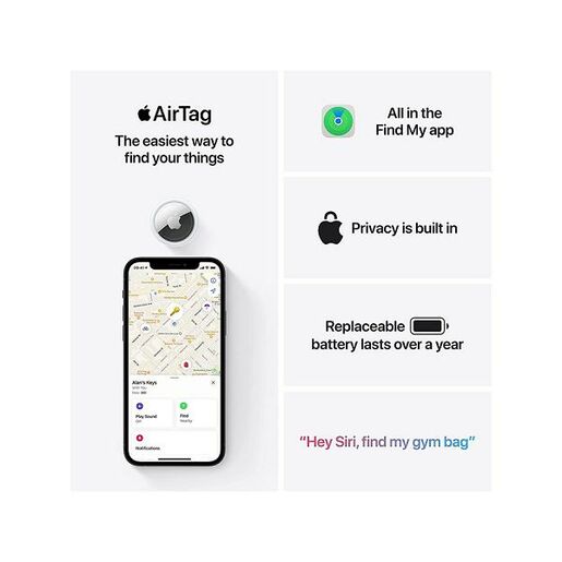 Apple AirTag, 1 kom,  (mx532zm/a)