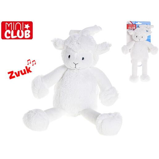 Plišana ovčica na povlačenje, 27 cm