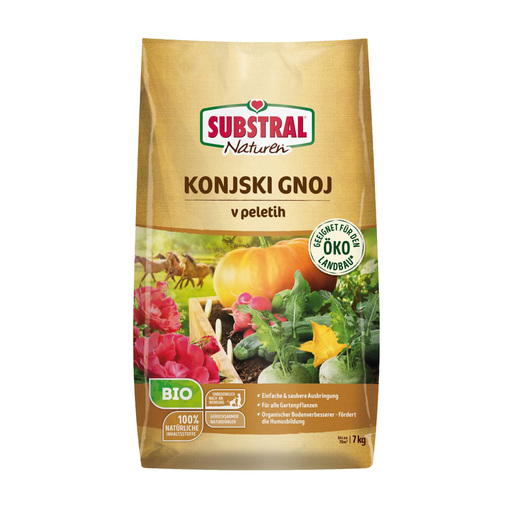 SUBSTRAL Naturen BIO konjsko gnojivo u peletima, 7kg za 70m2