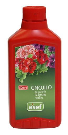 SUBSTRAL Asef tekuće mineralno gnojivo za balkonske i druge cvatuće biljke, 500ml
