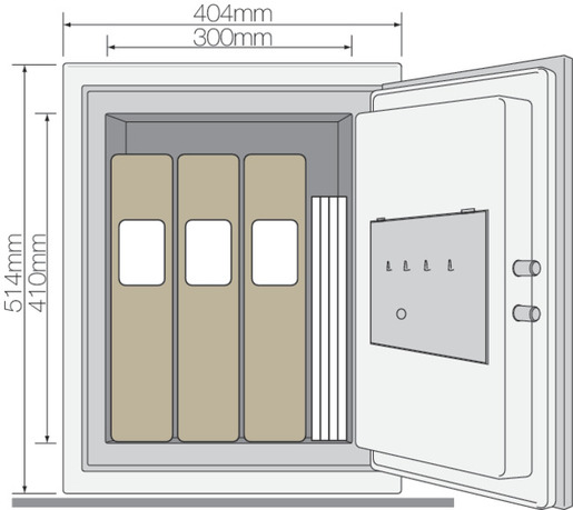 Yale trezor Fire Safe Extra large