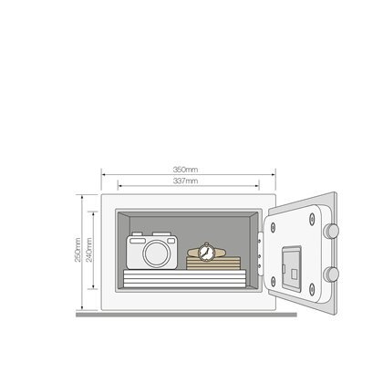 Yale trezor High Security Motorised Safe Home Fingerprint