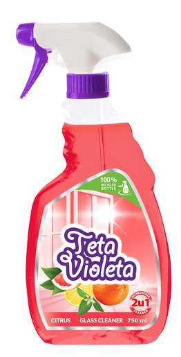 Teta Violeta sredstvo za čišćenje stakla Citrus, 750 ml
