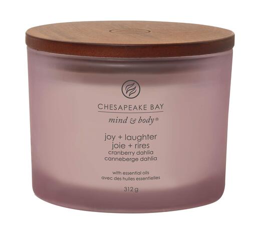 Chesapeake Bay mirisna svijeća, small joy & laughter, cranberry dahlia, 312 g
