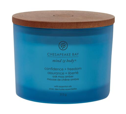 Chesapeake Bay mirisna svijeća, fitilja confidence & freedom, oak moss amber, 312 g