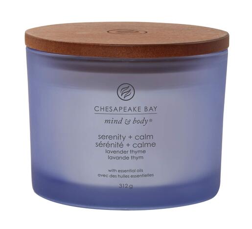 Chesapeake Bay mirisna svijeća, fitlja serenity & calm, lavander thyme, 312 g