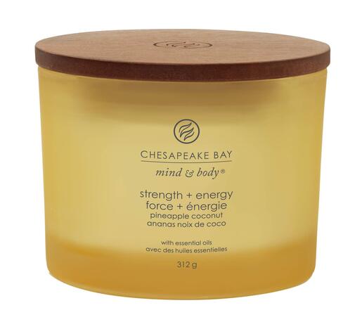 Chesapeake Bay mirisna svijeća, fitilja strenght & energy, pineapple coconut, 312 g