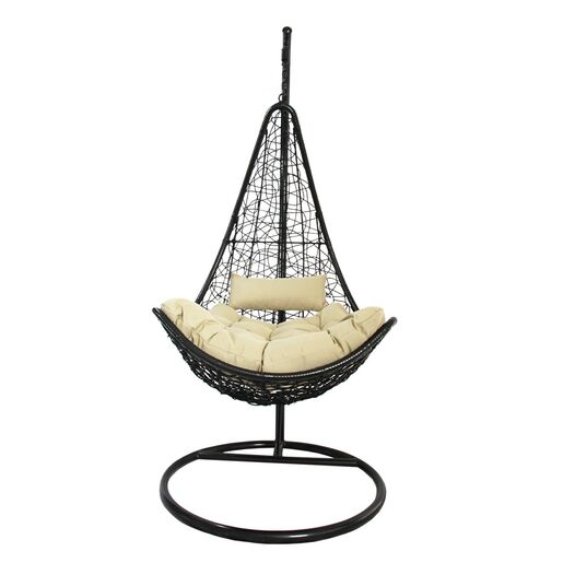 Viseća stolica za ljuljanje, bijela