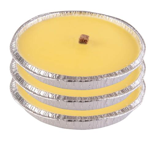 Citronella svijeća u aluminiju, 3 kom, 022495