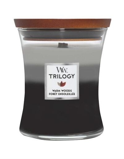 WoodWick mirisna svijeća, Medium, Warm Woods