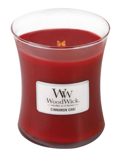 WoodWick mirisna svijeća, Medium, Cinnamon Chai